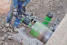 Эксплуатация двигателя алмазного бурения Eibenstock EBM 352/3