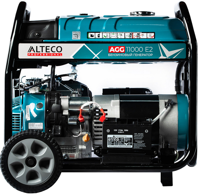 Бензиновый генератор Alteco AGG 11000 Е2 ракурс 3 Бензиновый генератор Alteco AGG 11000 Е2 ракурс 3