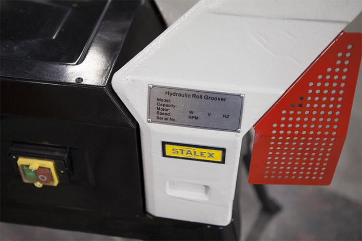 Шильдик желобонакатного станка Stalex G12D Шильдик желобонакатного станка Stalex G12D